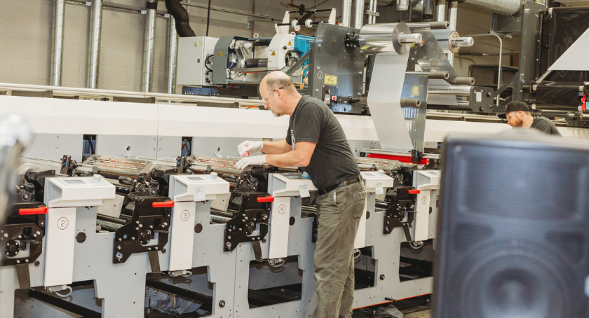 Flexo has played a pivotal role in Steinhauser's label printing success.